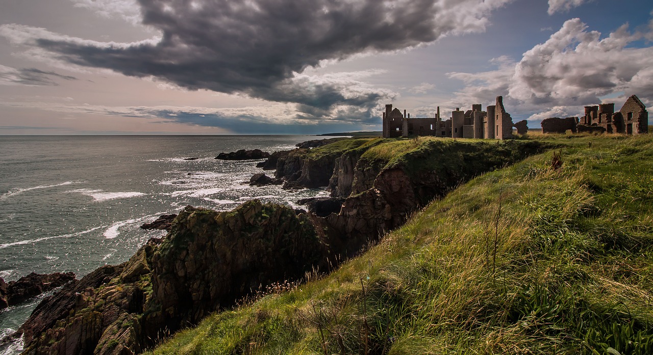 scotland  castle  slains castle free photo