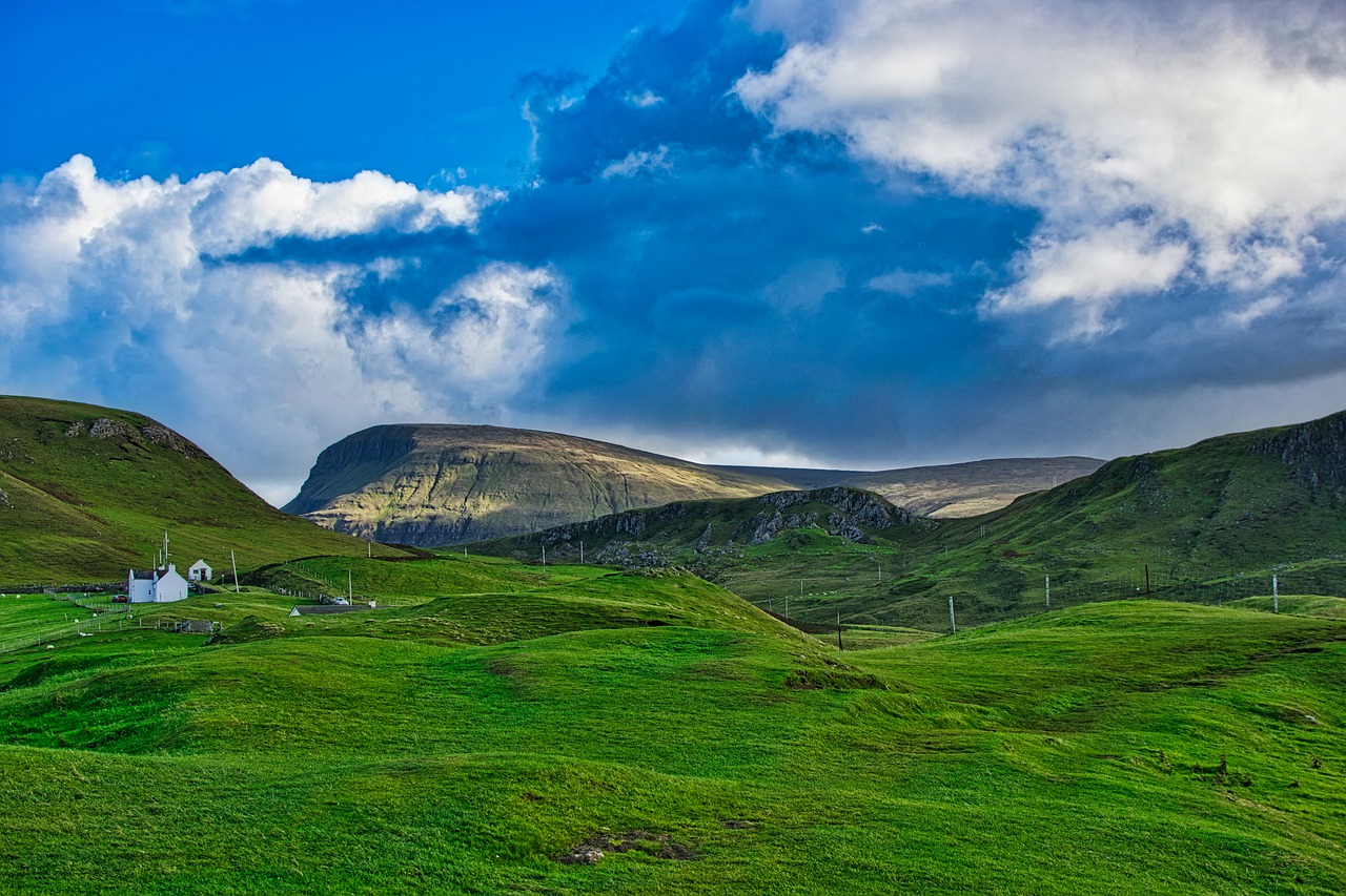 scotland  landscape  reported free photo