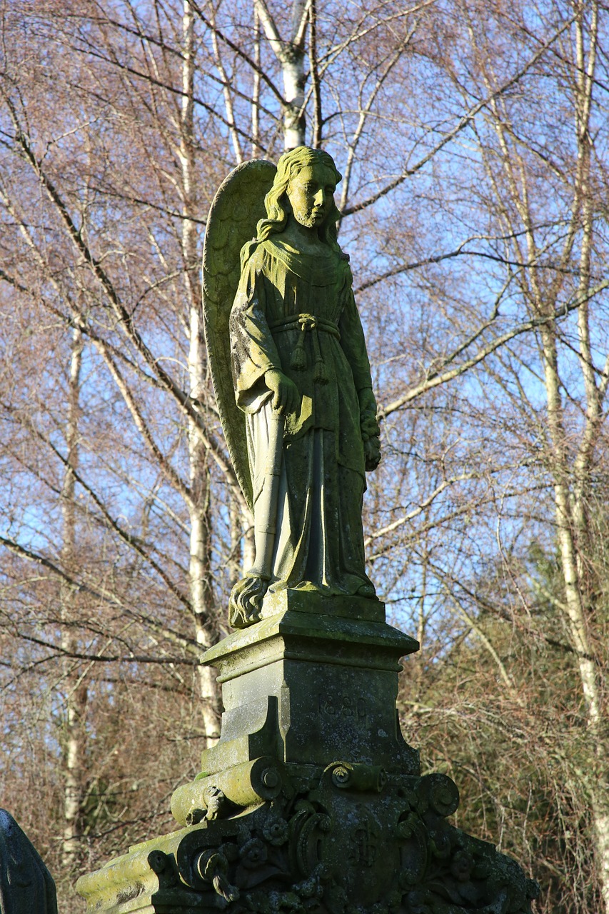 scotland graveyard tombstone free photo