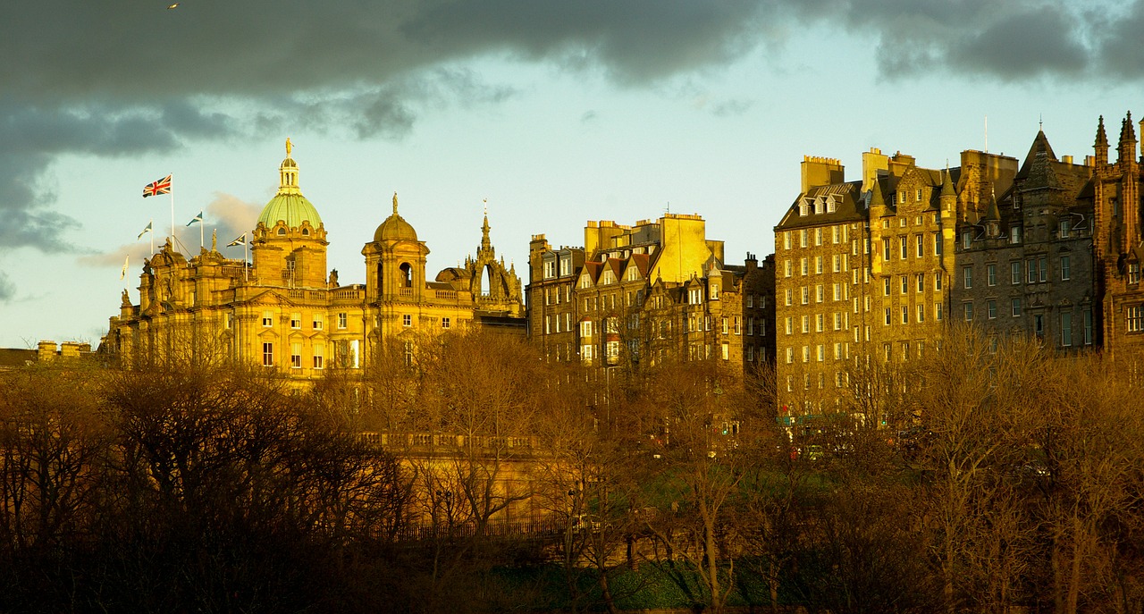scotland edinburgh facades free photo