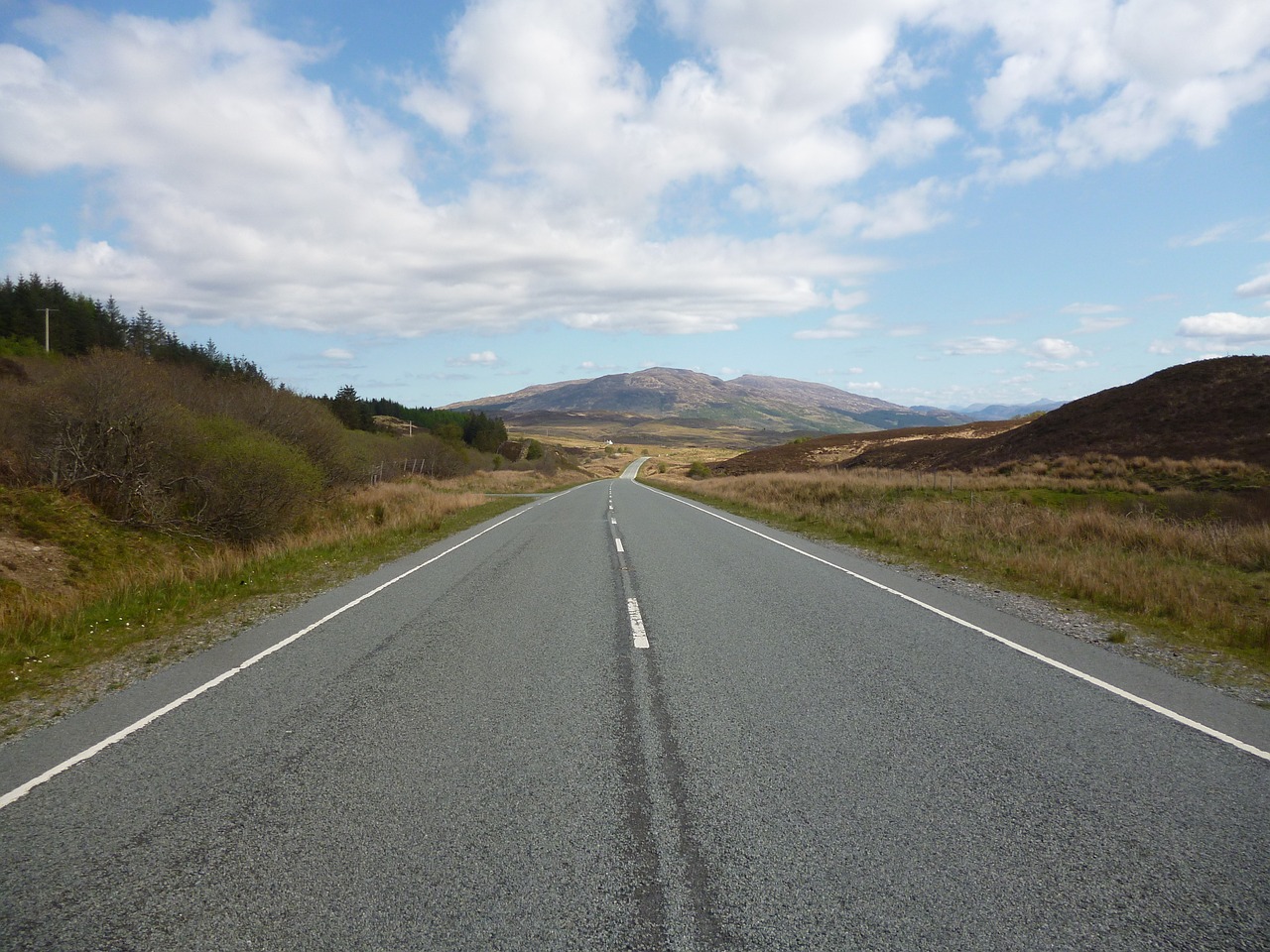 scotland cycling highlands free photo