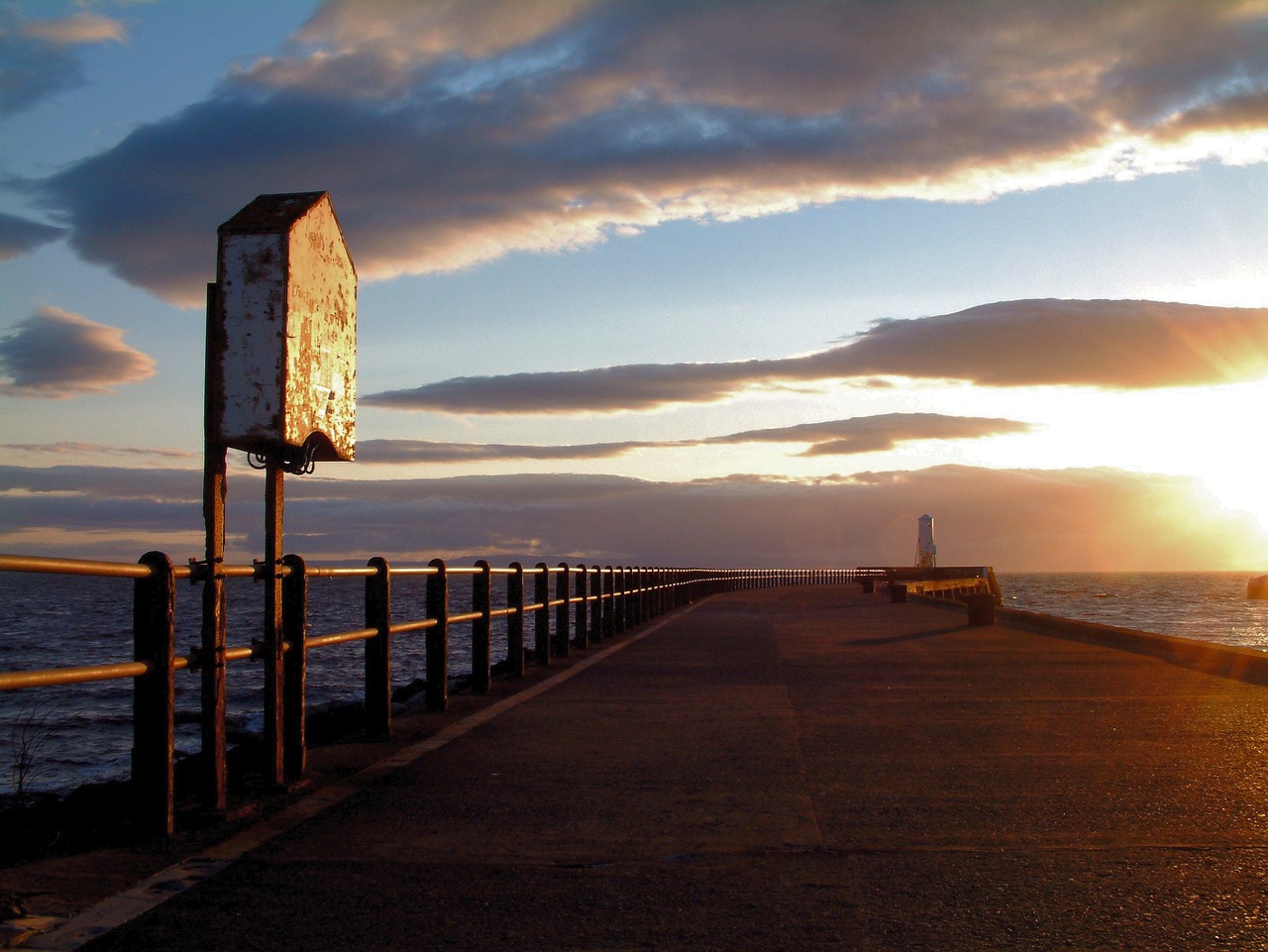scotland ayrshire ayr pier free photo