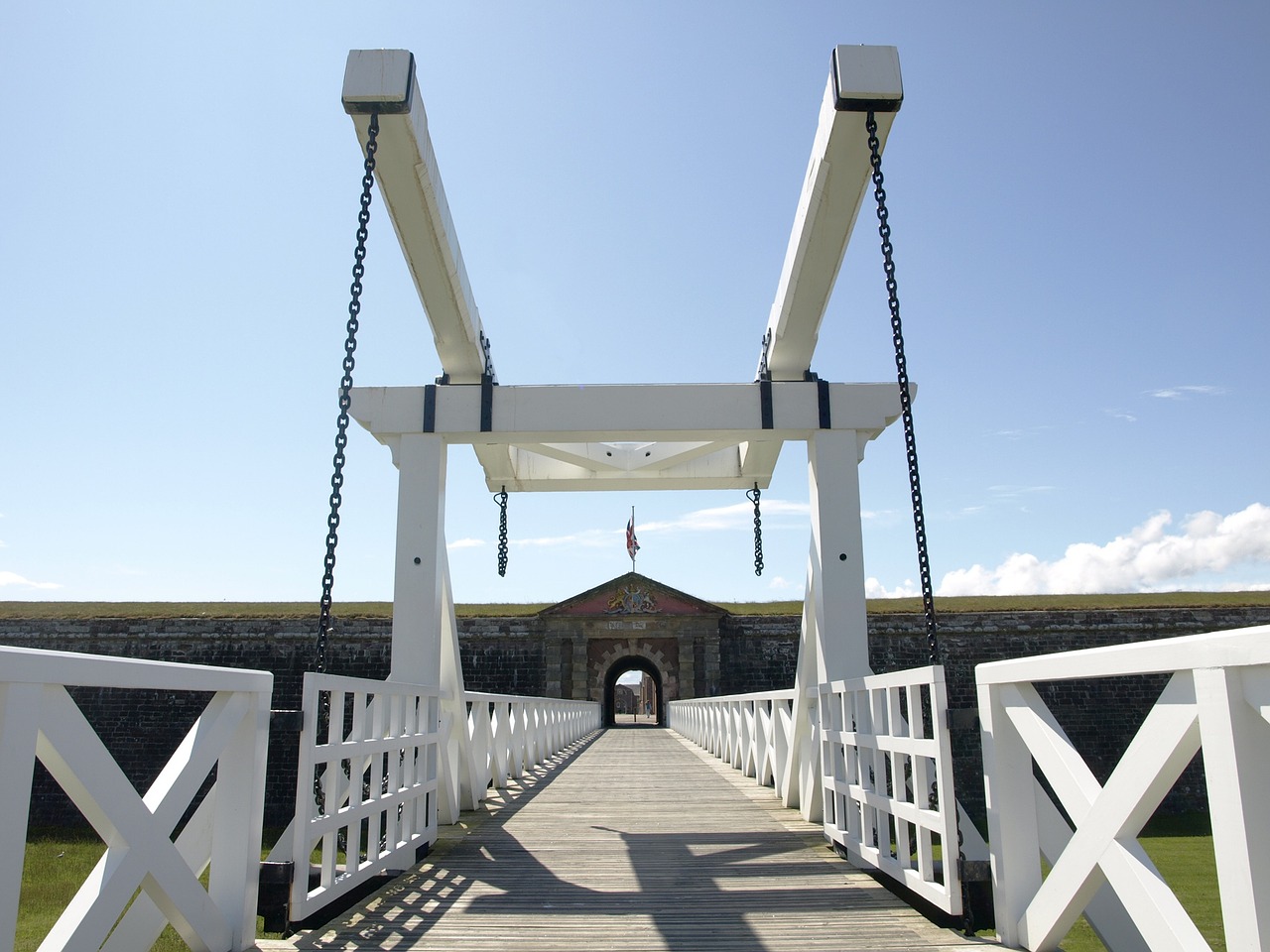 scotland fort george drawbridge free photo