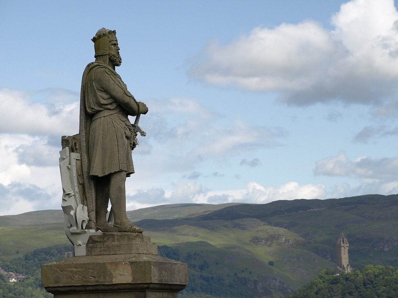 scotland statue robert free photo