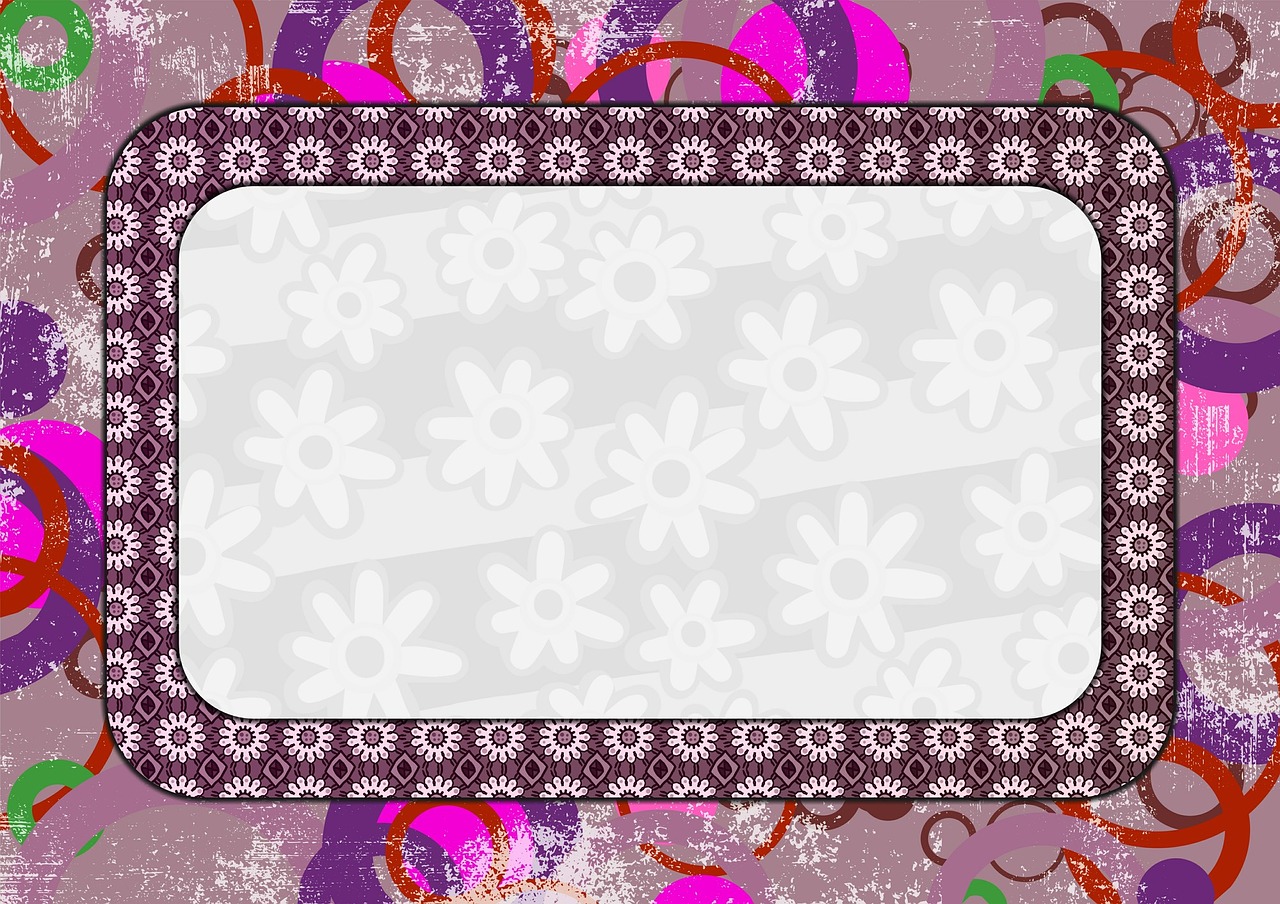 scrapbooking paper border free photo