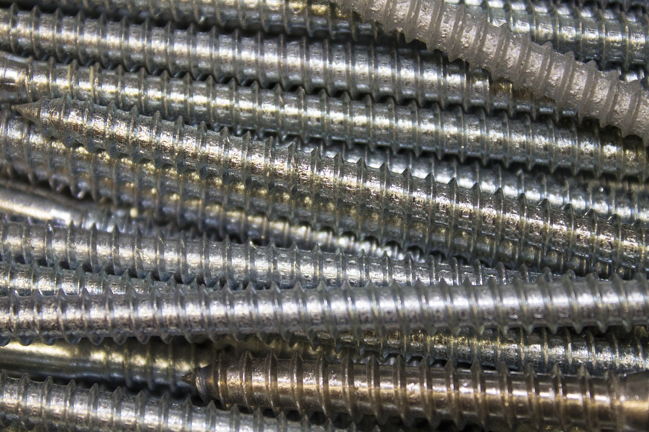screw metal thread free photo
