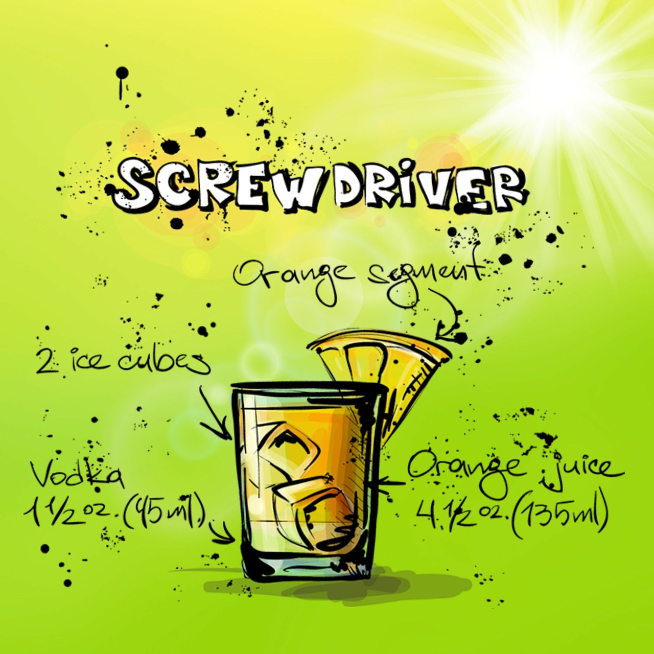 screwdriver cocktail drink free photo