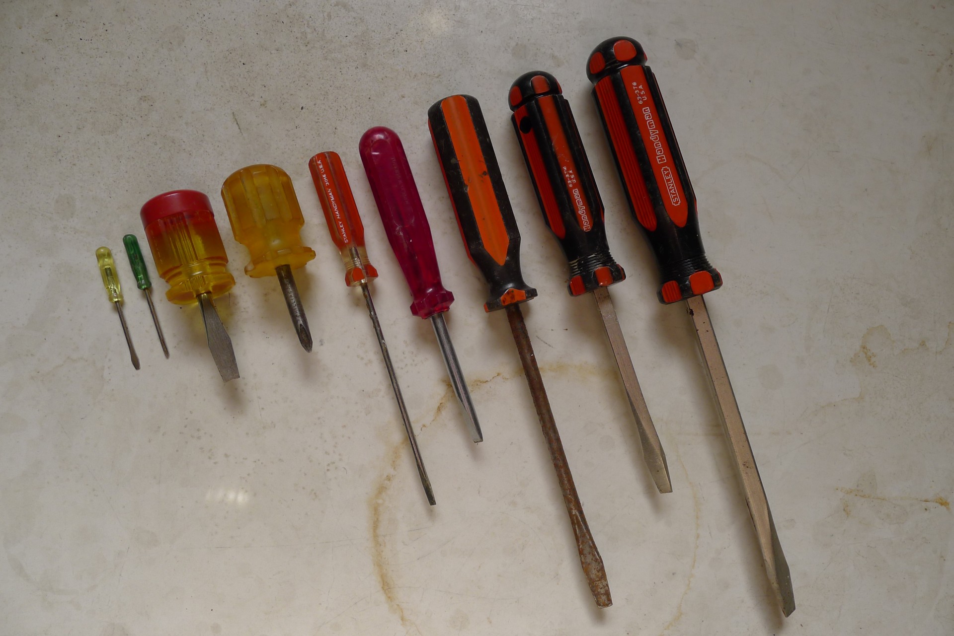 tools screwdrivers arrangement free photo