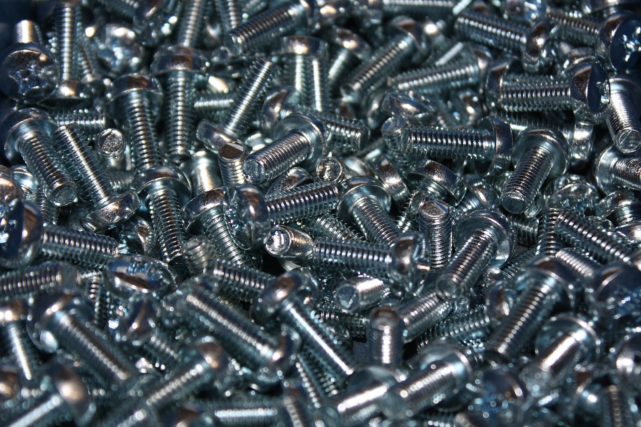 screws fasteners stainless free photo