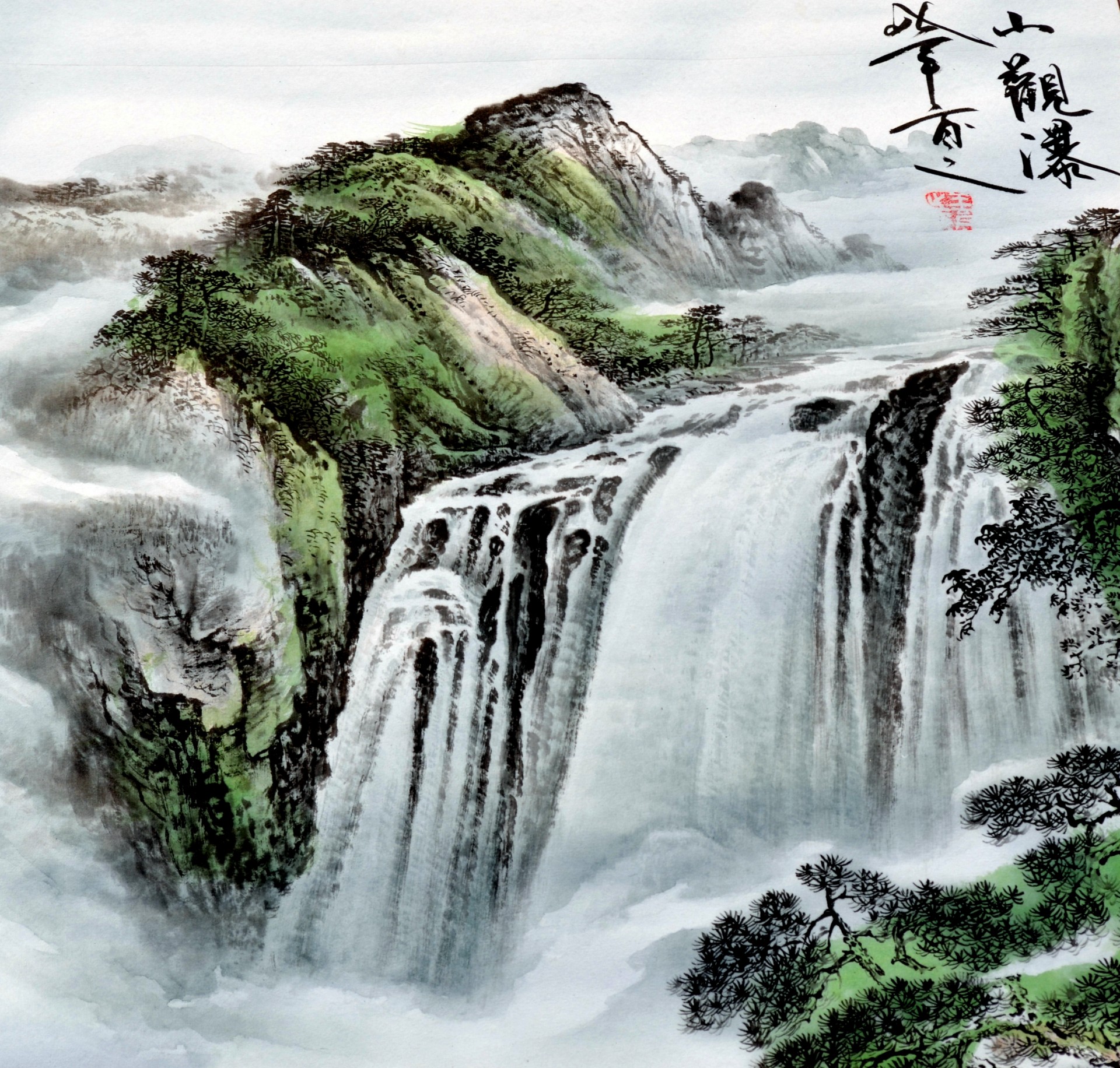 illustration chinese scroll free photo