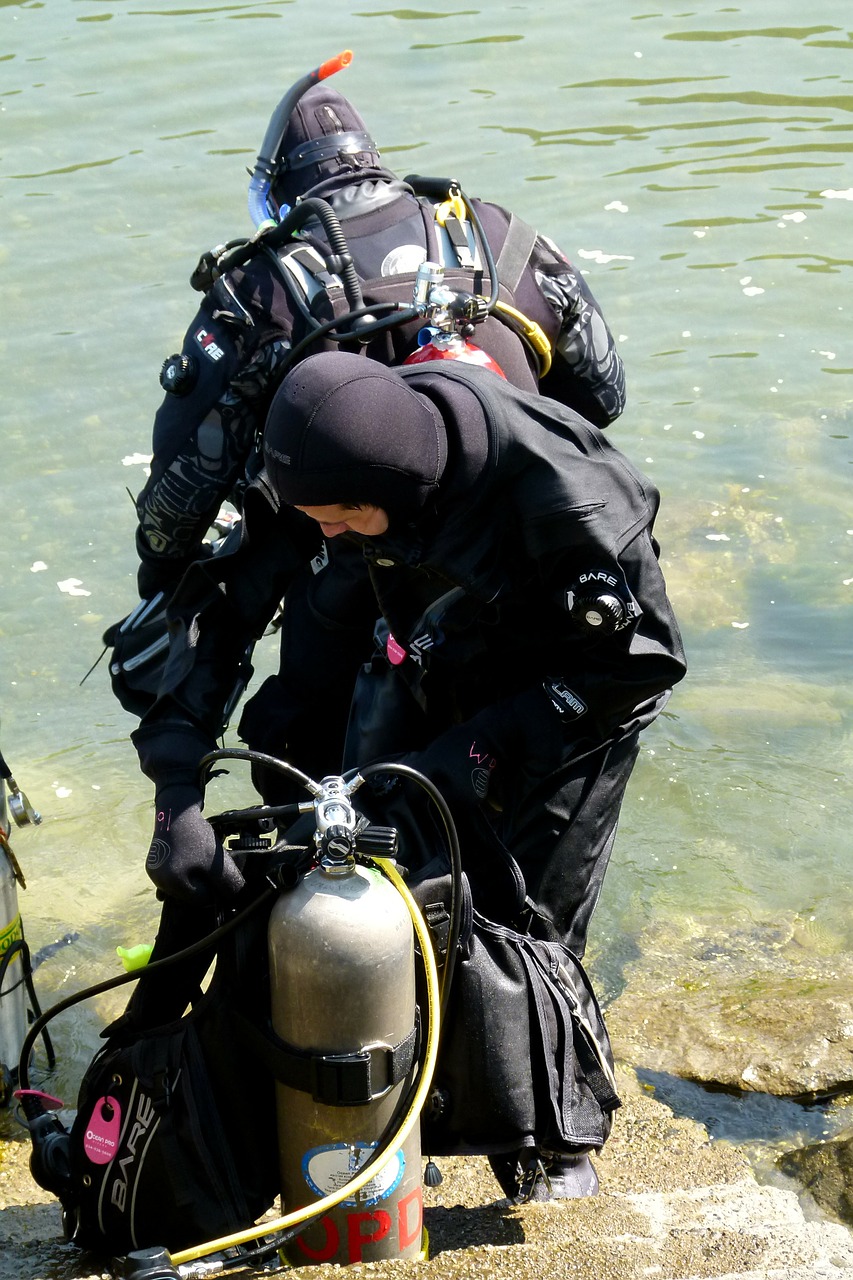 scuba diver human person free photo