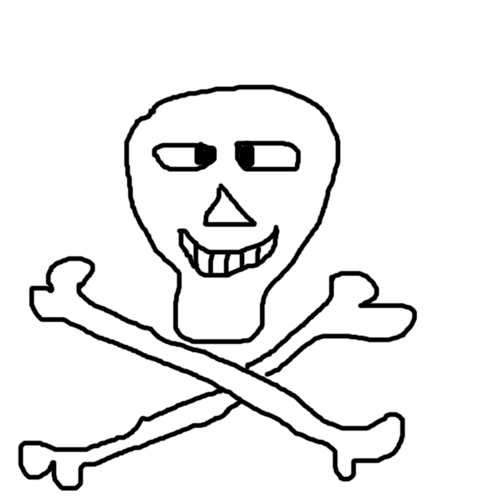 hand scull drawing free photo