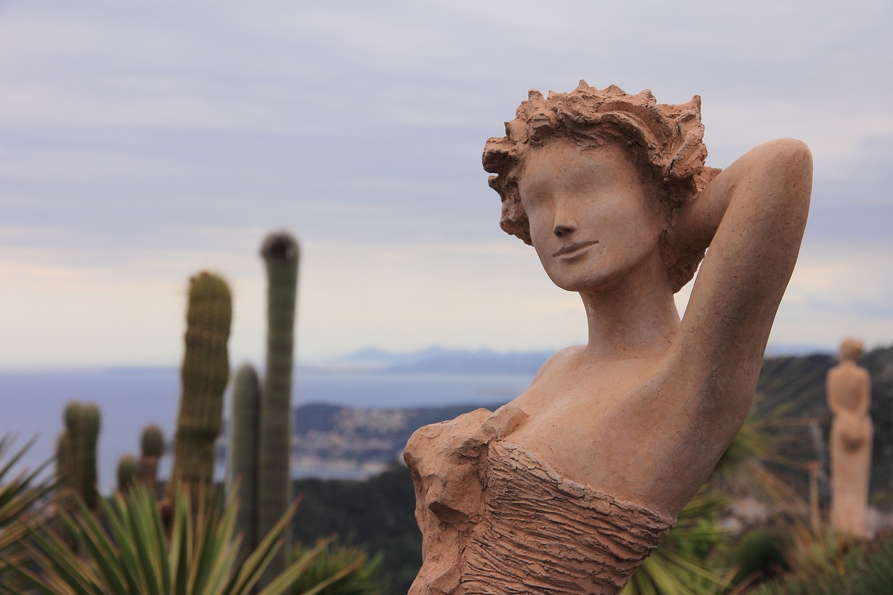 sculpture south of france garden free photo