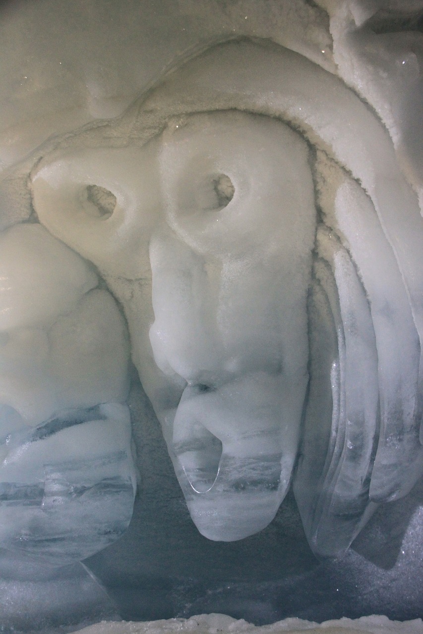 sculpture ice frozen free photo