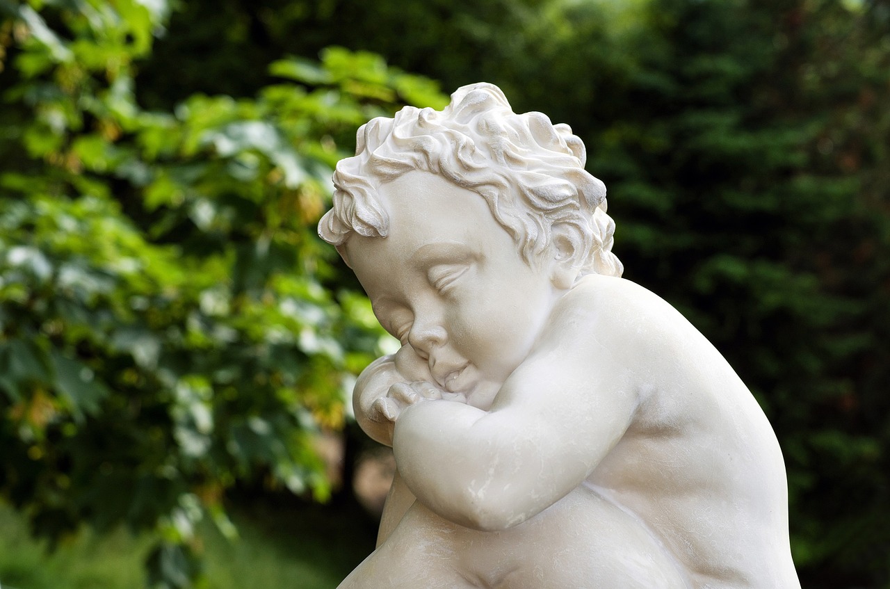 sculpture child boy free photo