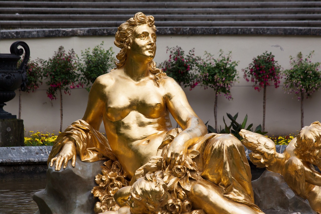 sculpture gold gilded free photo