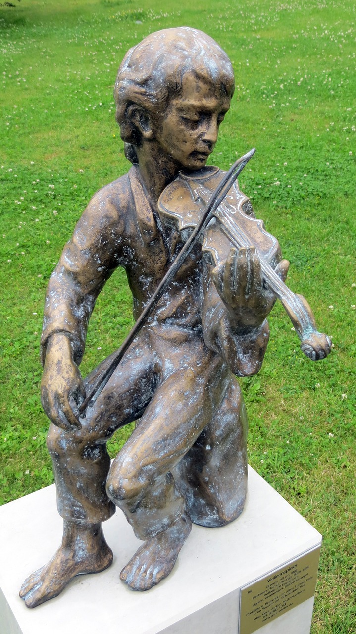 sculpture music violin free photo