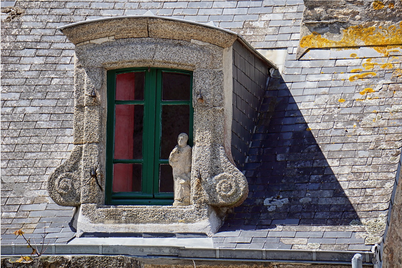 sculpture roofs window free photo