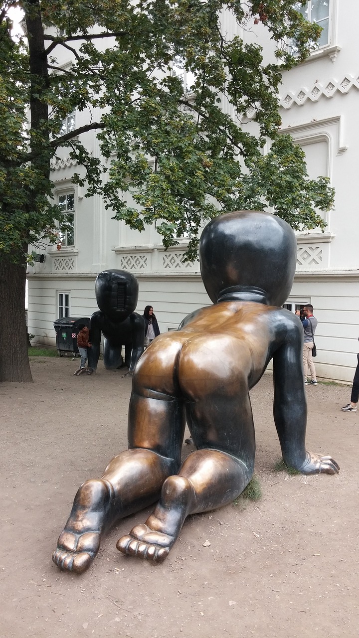 sculpture toddler prague free photo