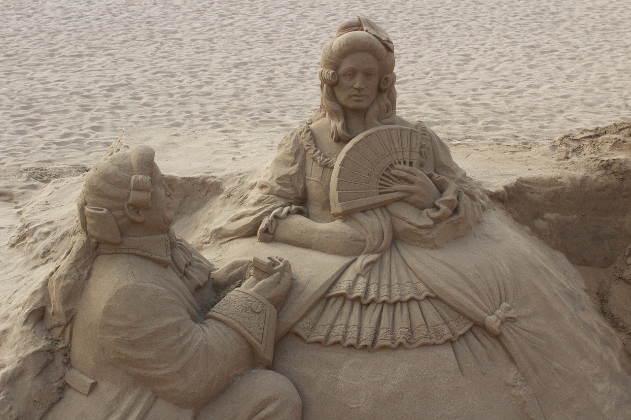 sculpture sand art free photo