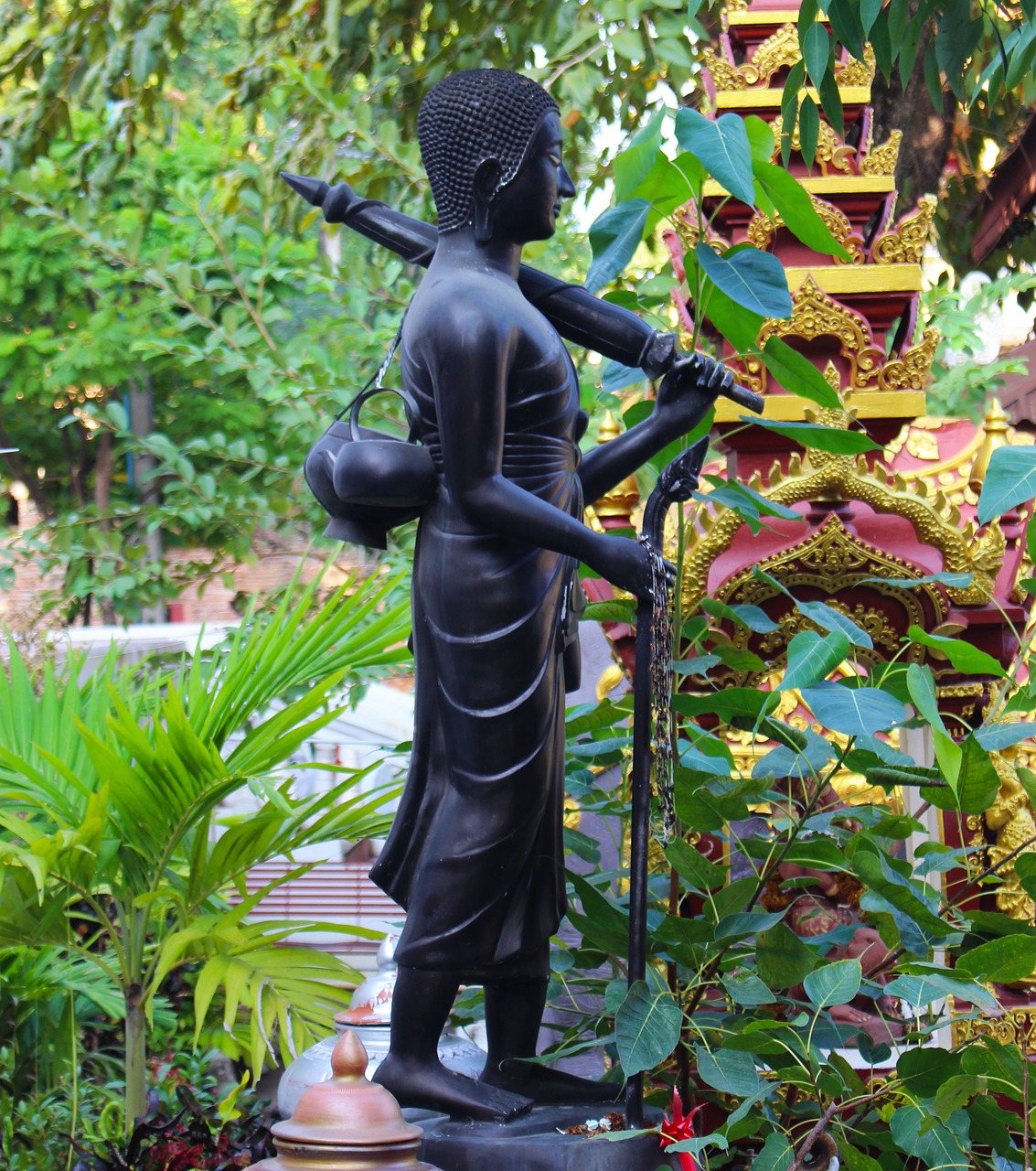 sculpture buddha religion free photo