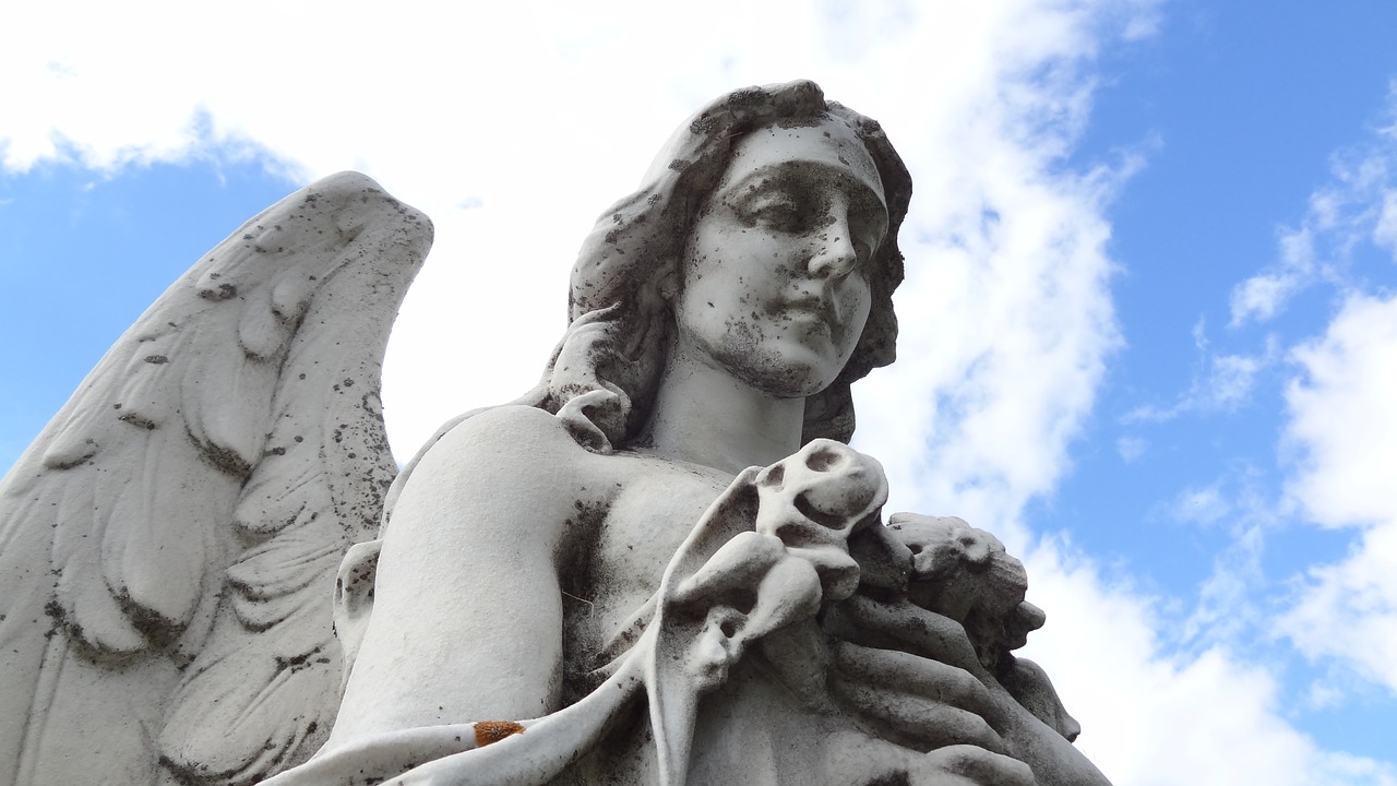 sculpture angel heaven free photo