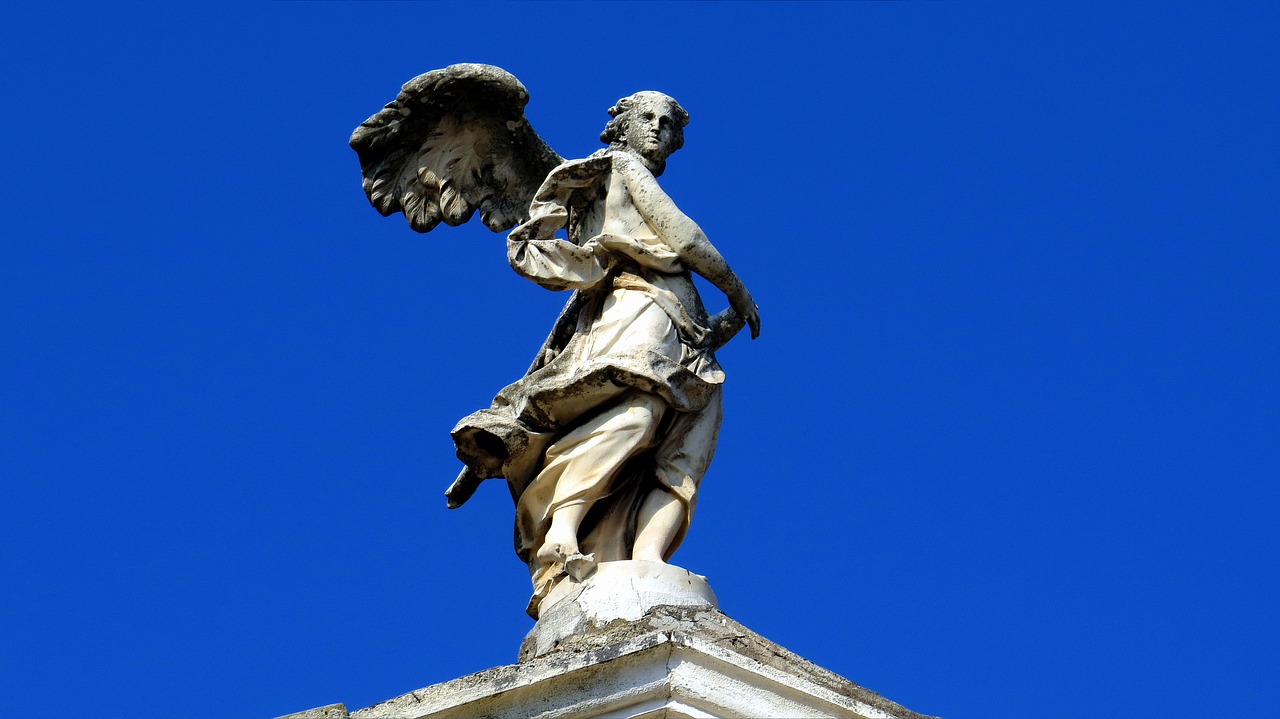 sculpture angel the archangel free photo