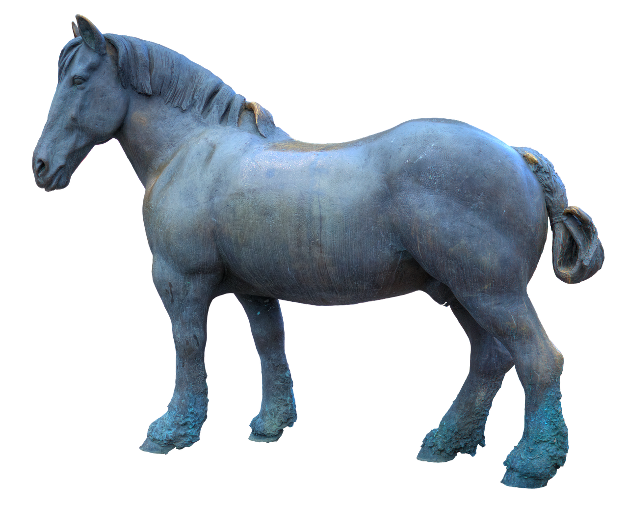 sculpture bronze horse free photo