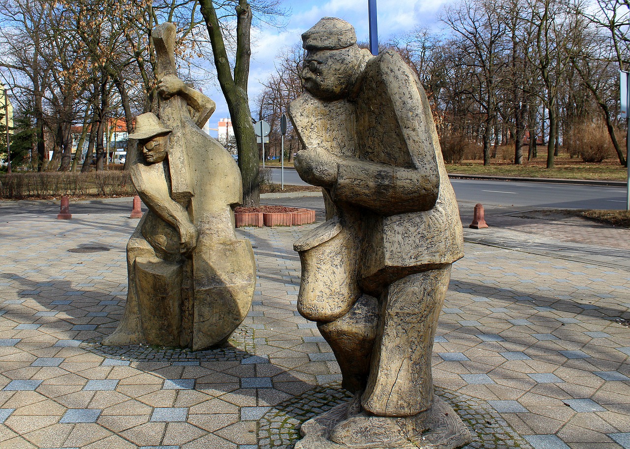 sculpture the statue musicians free photo