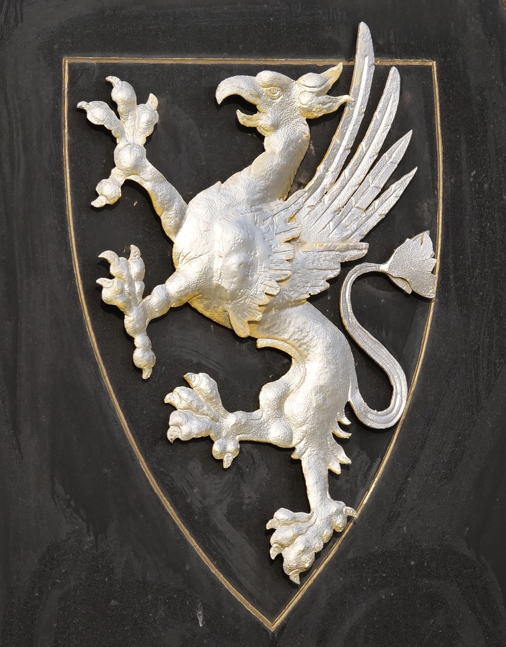 sculpture  art  coat of arms free photo