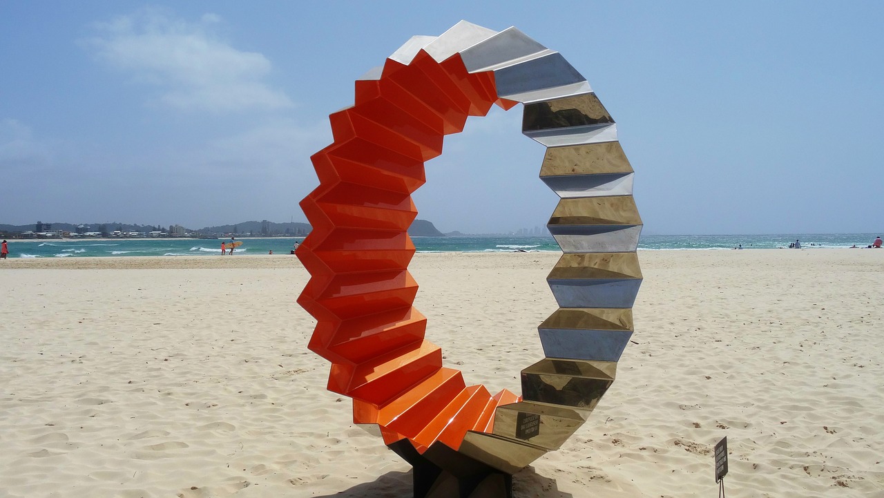 sculpture  art  beach free photo