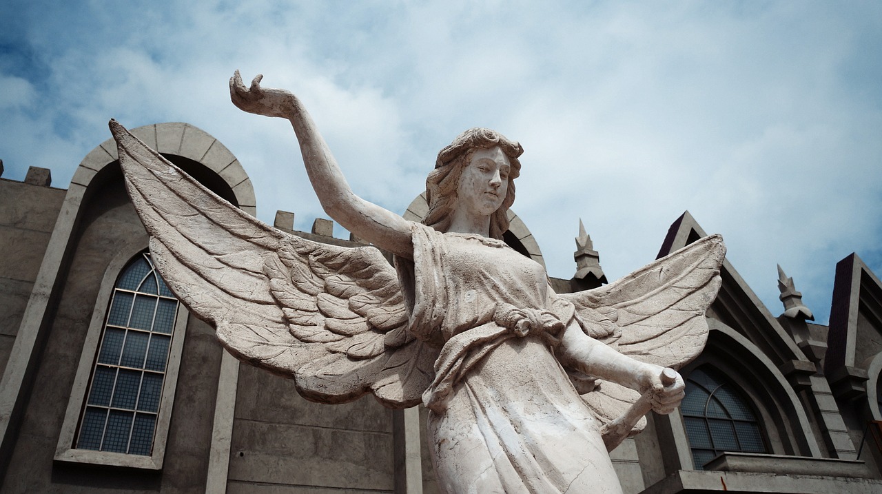 sculpture angel christianity free photo