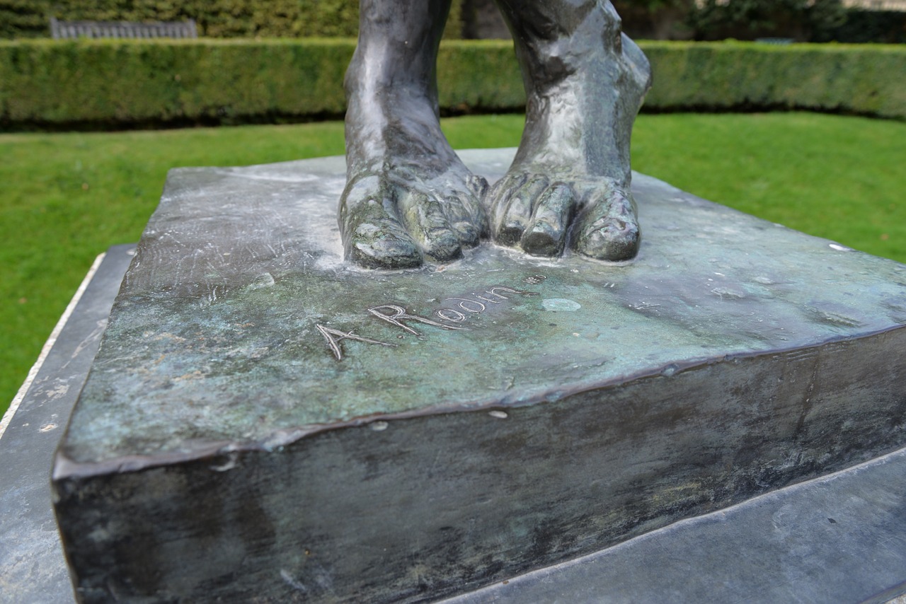 sculpture feet rodin free photo