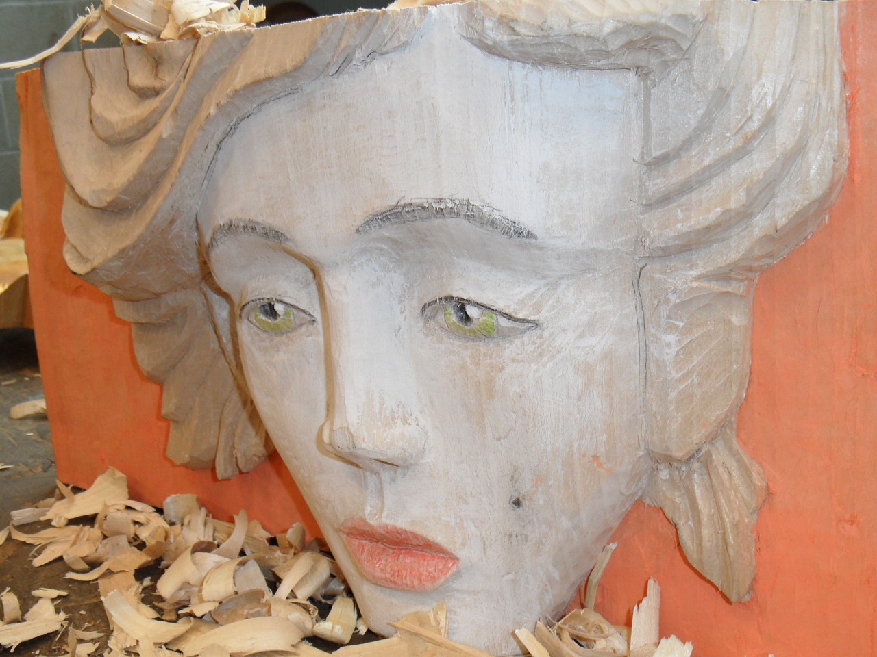 sculpture face female free photo