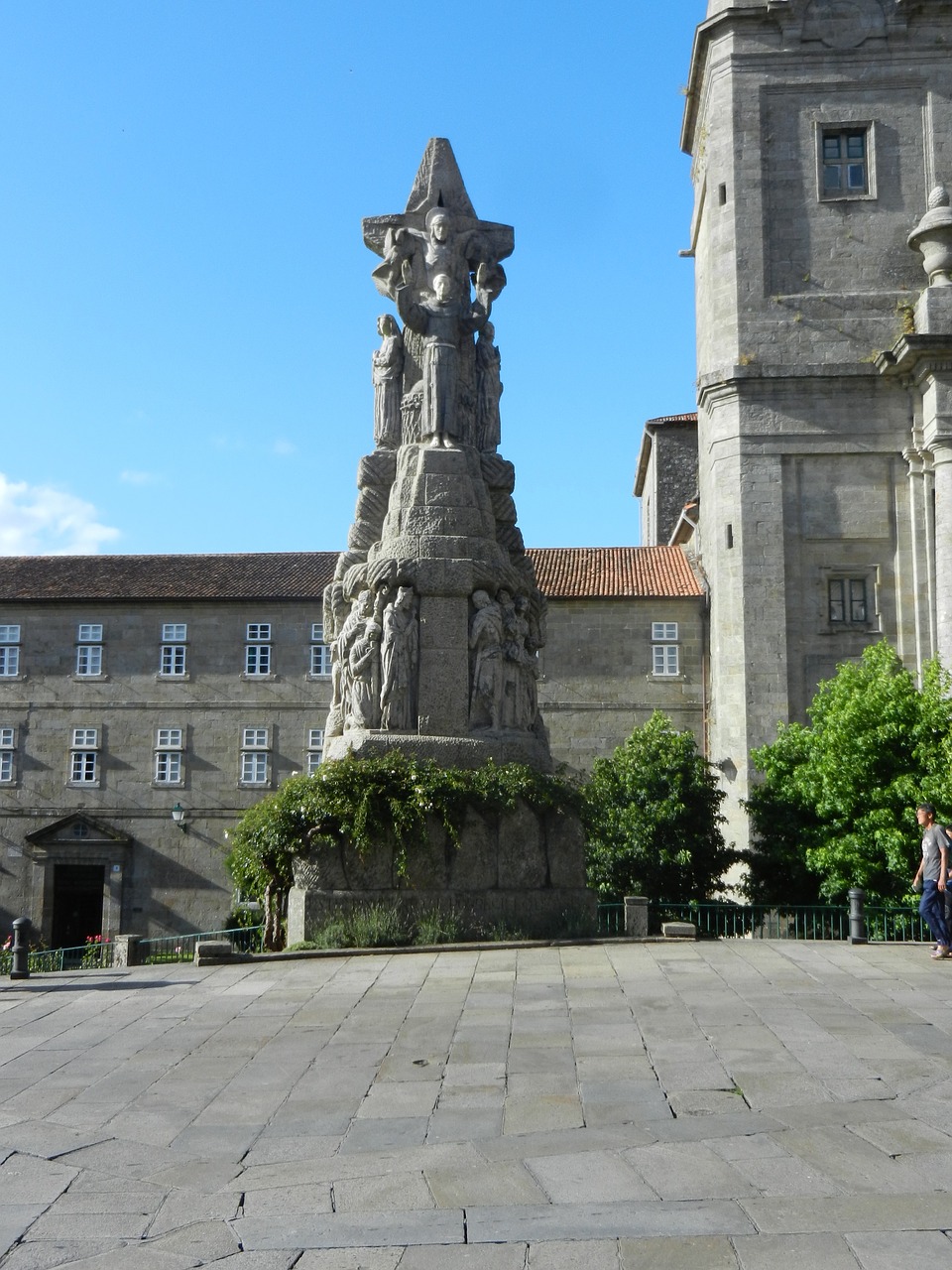 sculpture santiago of compostela church free photo