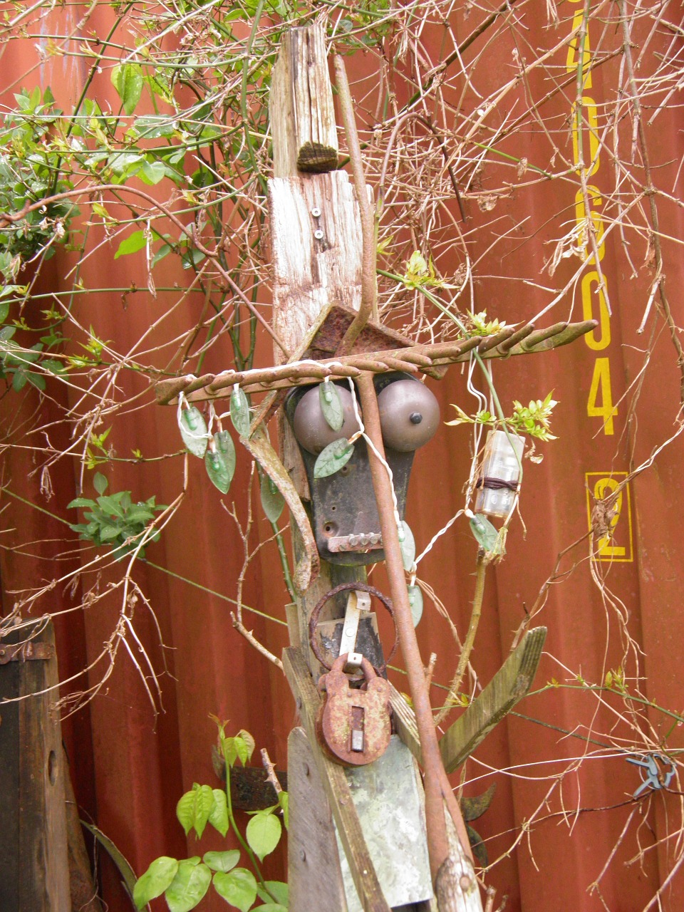 sculpture garden recycled free photo