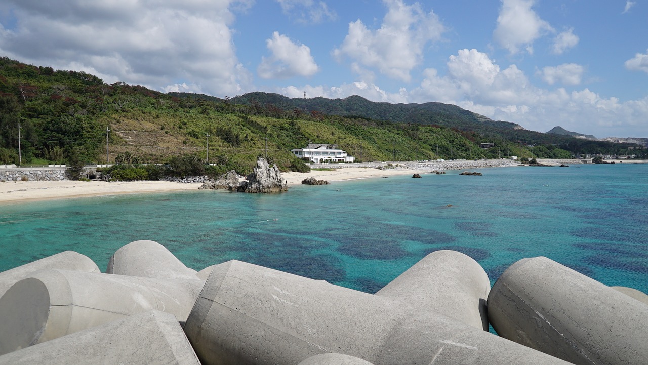 sea coast okinawa free photo