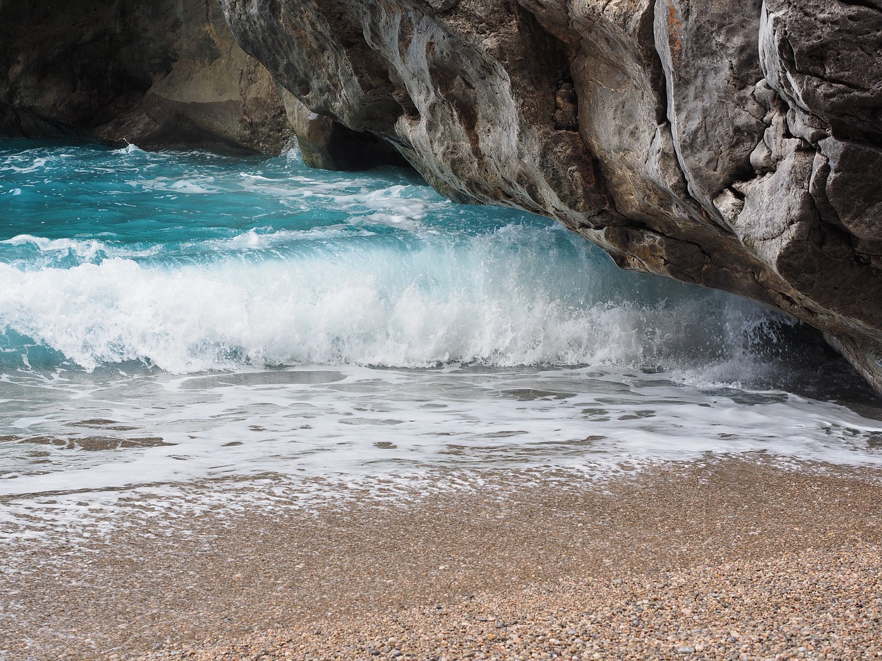 sea wave beach free photo