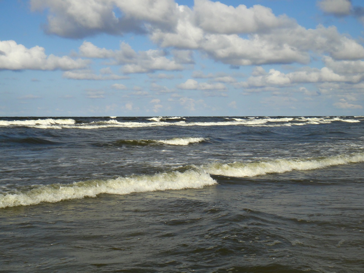 sea the baltic sea the waves free photo