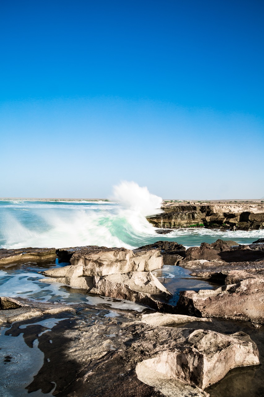 sea wave cape verde free photo