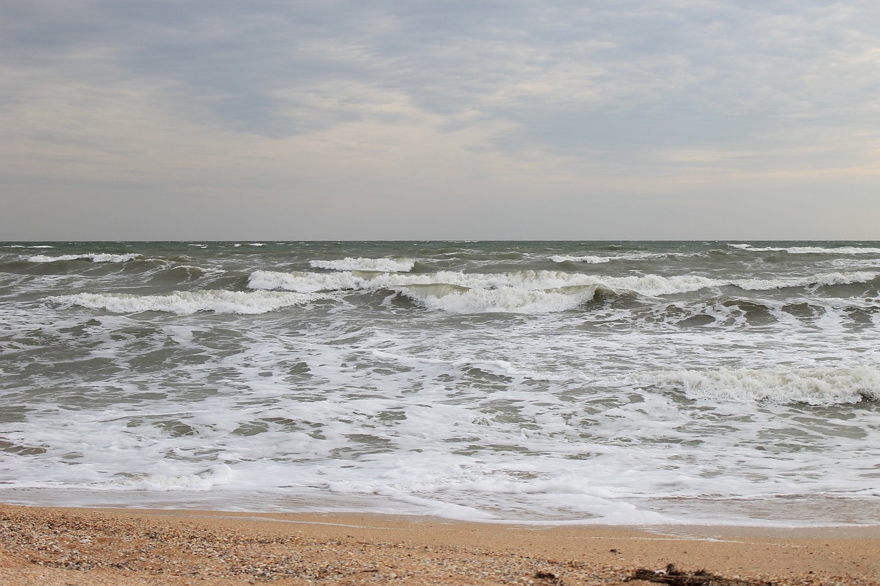 sea beach sky free photo