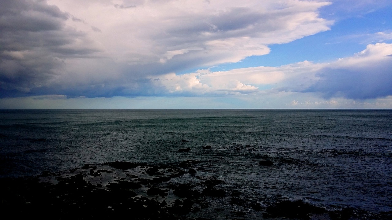 sea clouds storm free photo