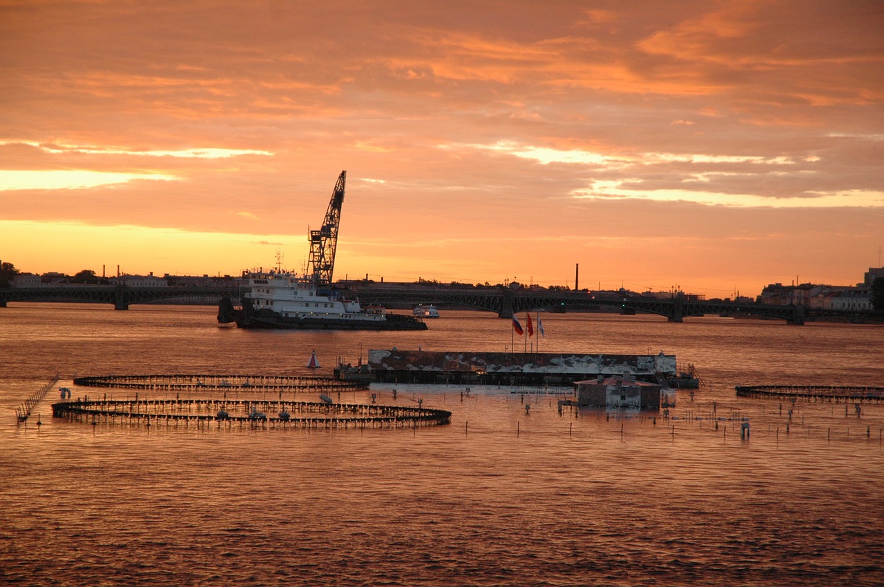 sea sunset boat free photo