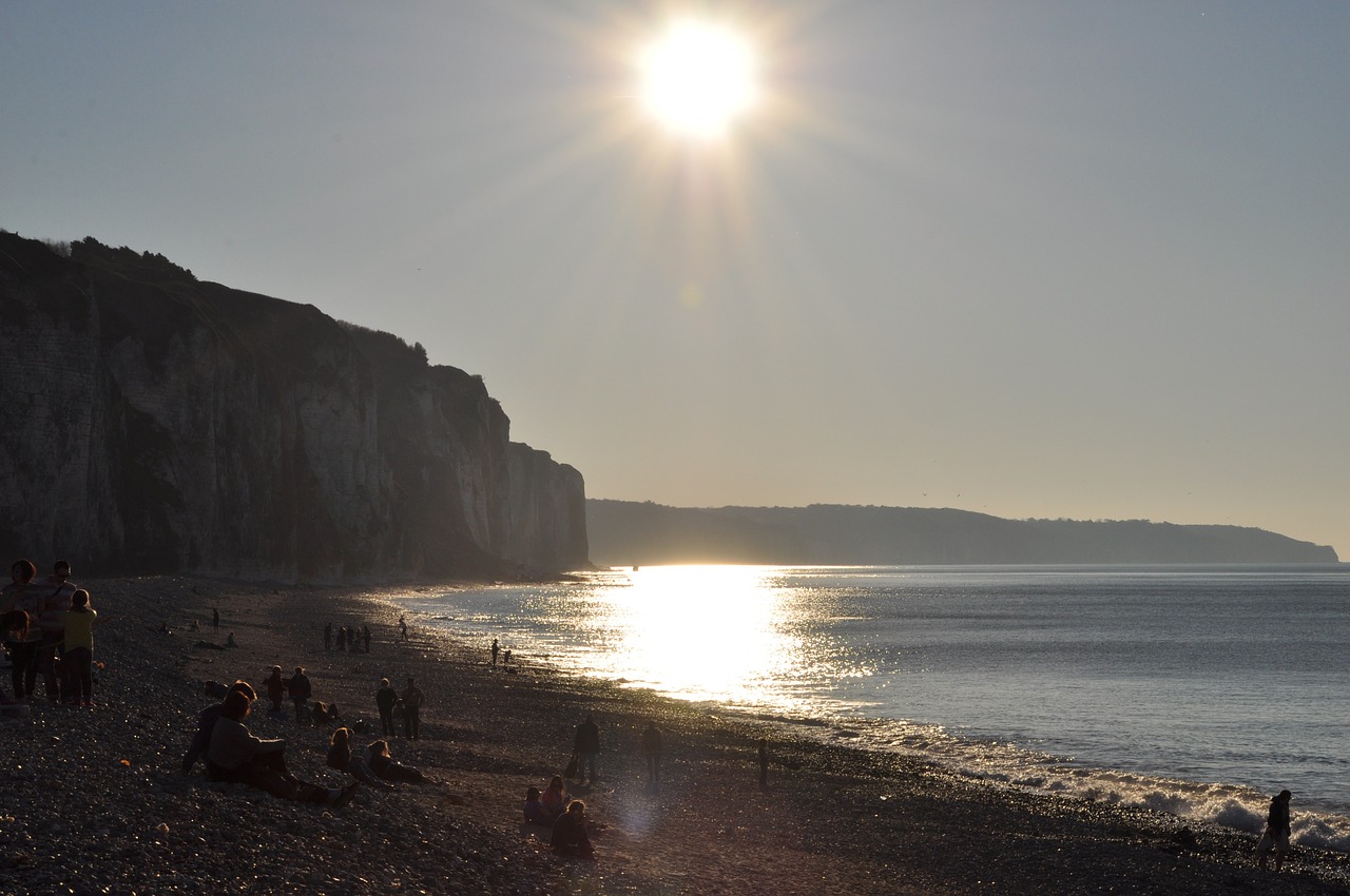 sea cliff side free photo