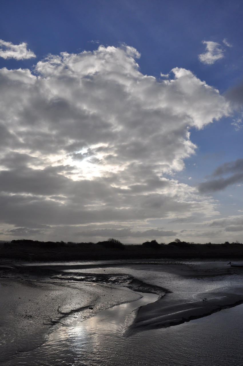 sea tide sky free photo