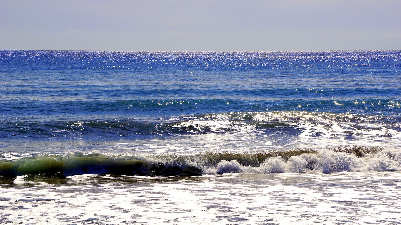 sea waves mediterranean sea free photo