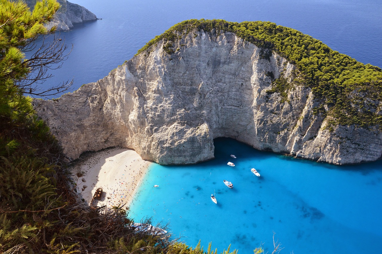 sea beach greece free photo