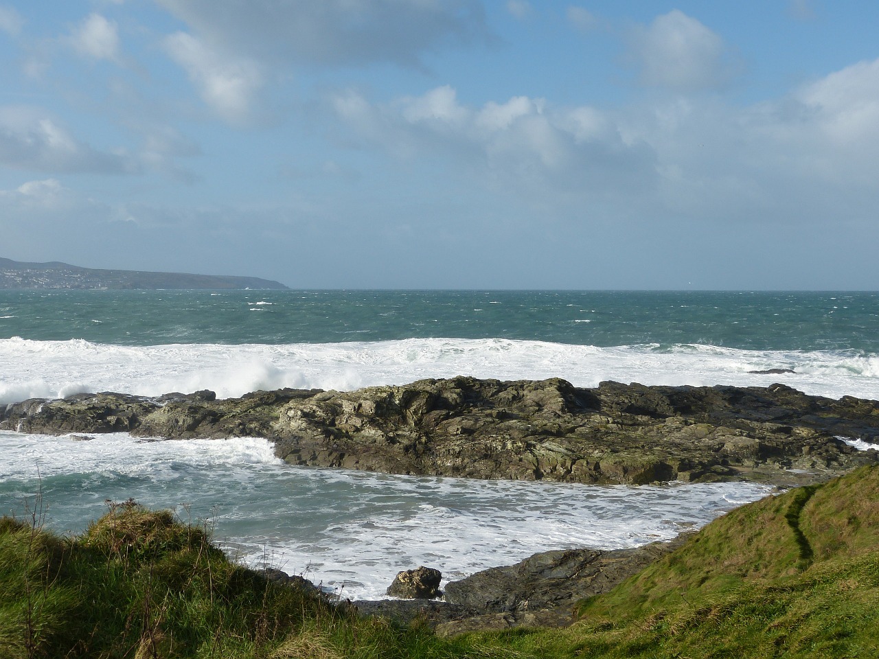 sea coastline cornwall free photo