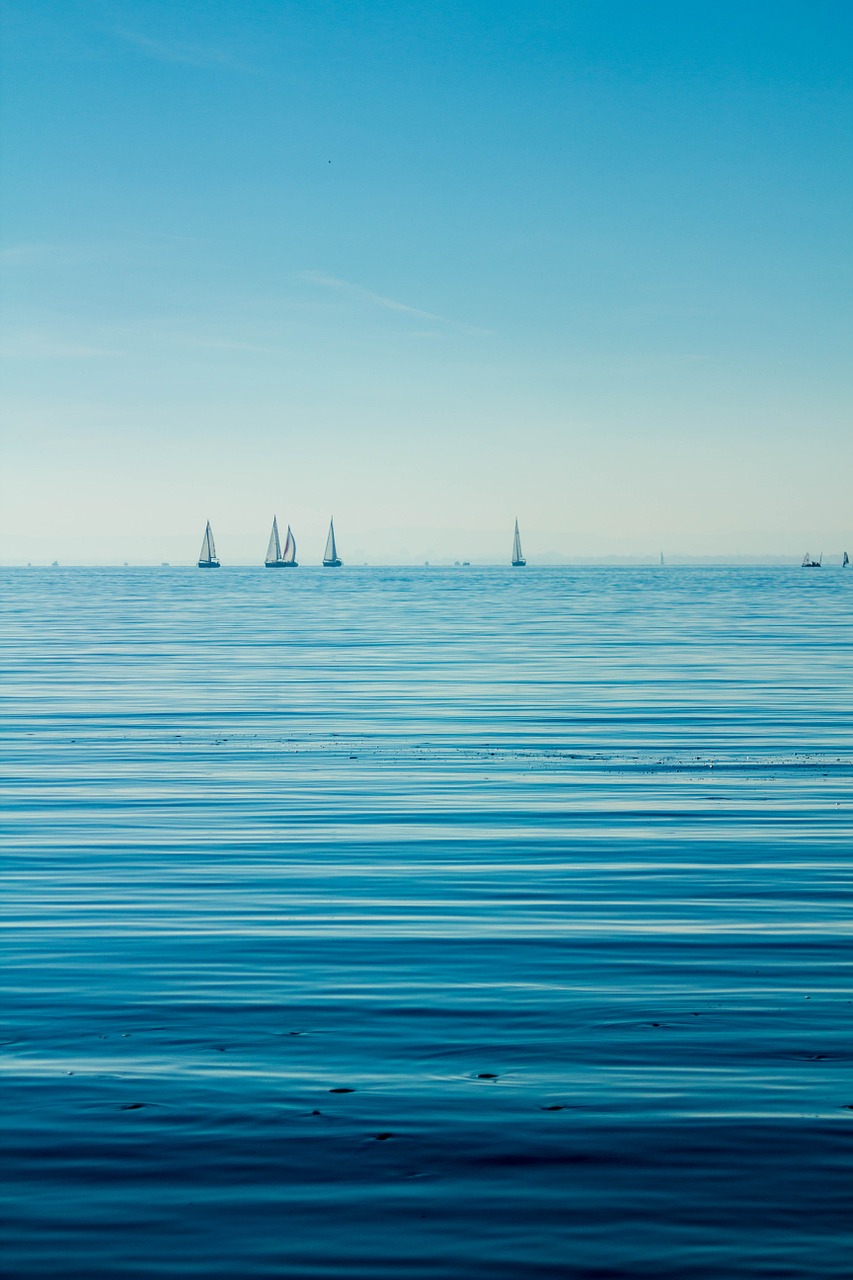 sea ocean boats free photo