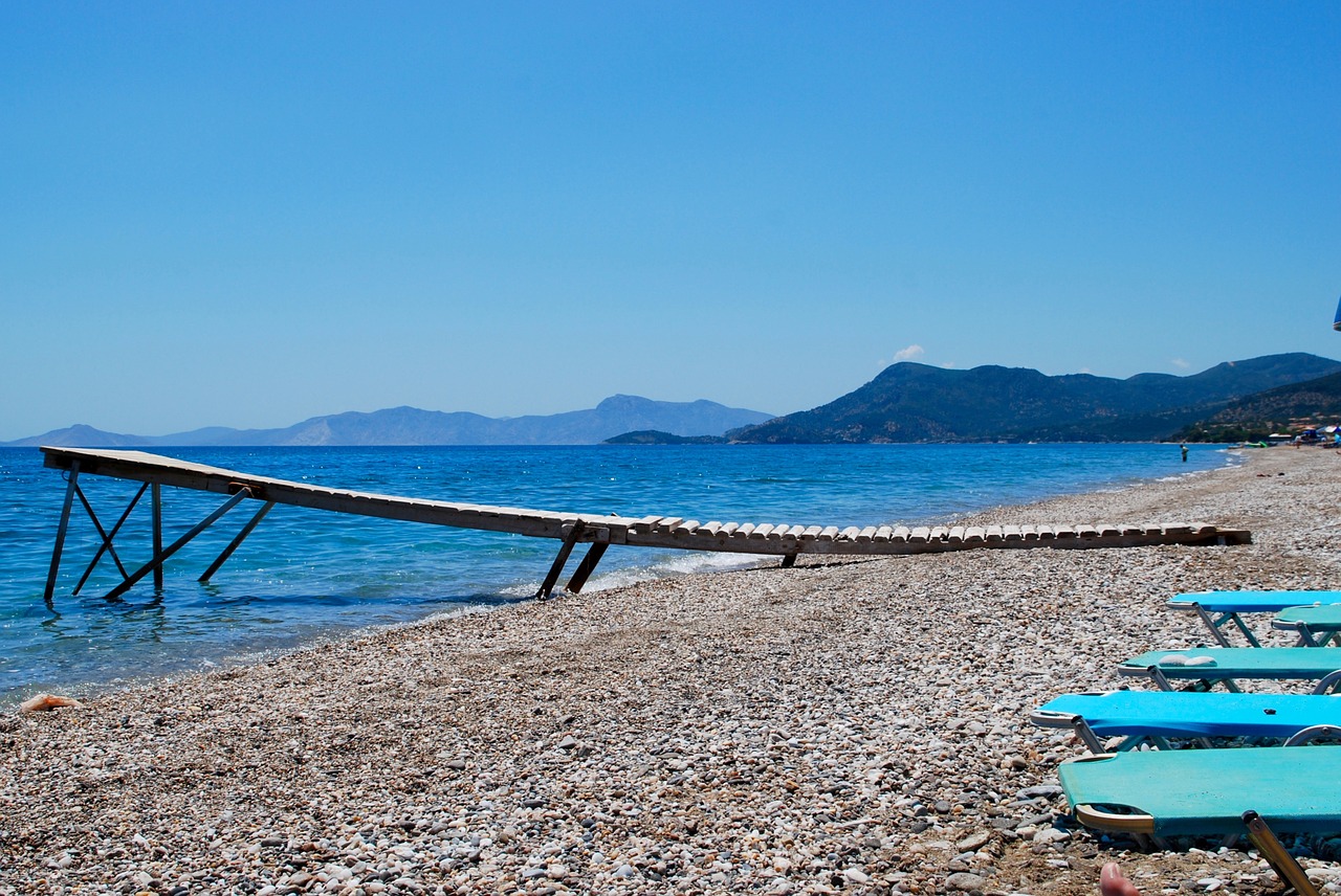 sea beach greece free photo